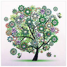 Load image into Gallery viewer, Tree Spring 30x30cm(canvas) beautiful special shaped drill diamond painting
