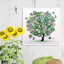 Load image into Gallery viewer, Tree Spring 30x30cm(canvas) beautiful special shaped drill diamond painting
