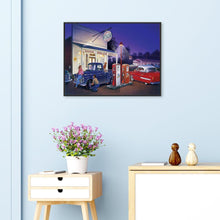 Load image into Gallery viewer, Gas Station 40x30cm(canvas) full square drill diamond painting
