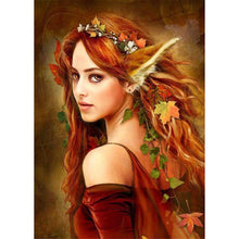 Load image into Gallery viewer, Fairy Girl 30x40cm(canvas) full round drill diamond painting
