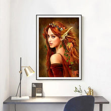 Load image into Gallery viewer, Fairy Girl 30x40cm(canvas) full round drill diamond painting

