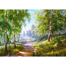 Load image into Gallery viewer, Landscape Tree 30x40cm(canvas) full round drill diamond painting
