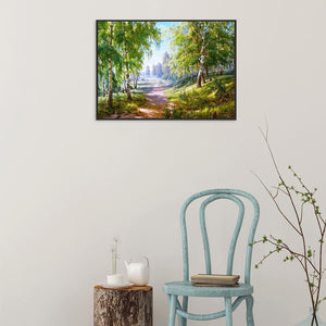 Landscape Tree 30x40cm(canvas) full round drill diamond painting