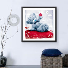 Load image into Gallery viewer, Love Bear 30x30cm(canvas) full round drill diamond painting
