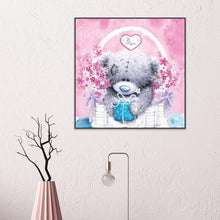 Load image into Gallery viewer, Bear 30x30cm(canvas) full round drill diamond painting
