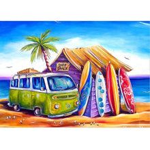 Load image into Gallery viewer, Cartoon Trip 30x40cm(canvas) full round drill diamond painting
