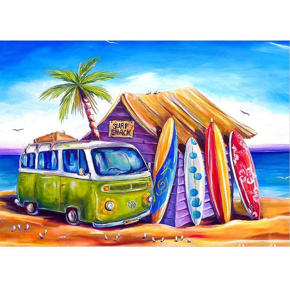 Cartoon Trip 30x40cm(canvas) full round drill diamond painting