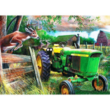 Load image into Gallery viewer, Farm Deer 40x30cm(canvas) full round drill diamond painting
