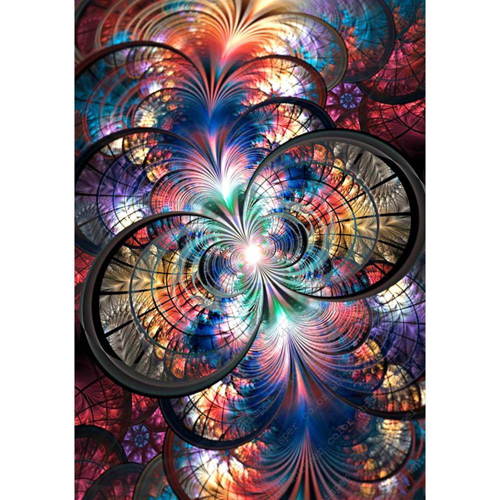 Colorful Flower 40x30cm(canvas) full round drill diamond painting