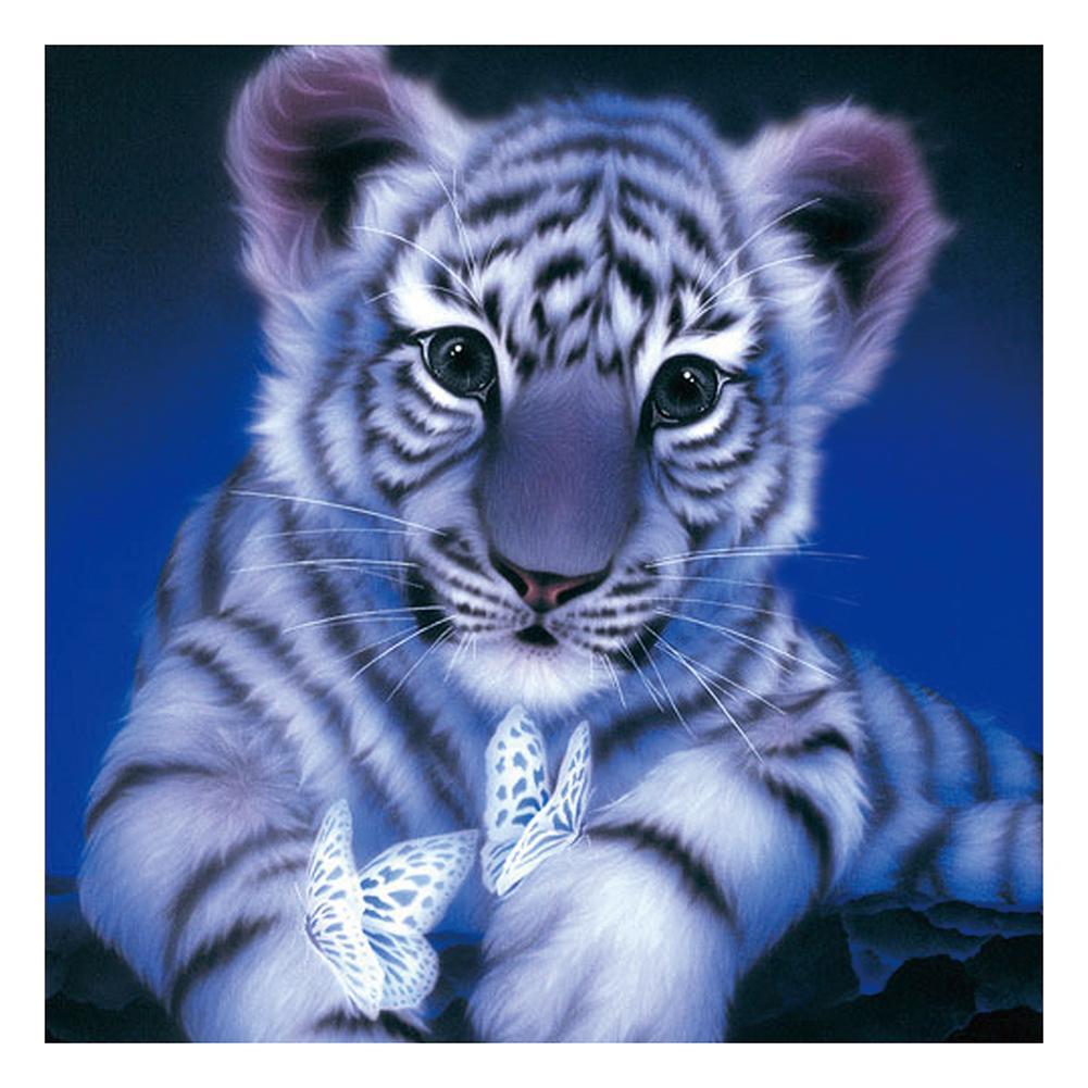 Tiger 30x30cm(canvas) full square drill diamond painting