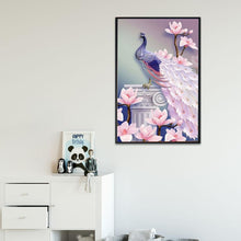 Load image into Gallery viewer, Peacock 30x40cm(canvas) full square drill diamond painting

