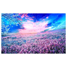 Load image into Gallery viewer, Pink Landscape 40x30cm(canvas) full round drill diamond painting

