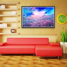 Load image into Gallery viewer, Pink Landscape 40x30cm(canvas) full round drill diamond painting
