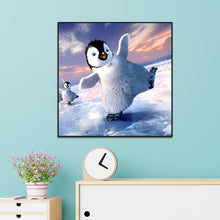 Load image into Gallery viewer, Cute Penguin 30x30cm(canvas) full round drill diamond painting
