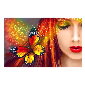 Butterfly Beauty 40x30cm(canvas) full round drill diamond painting