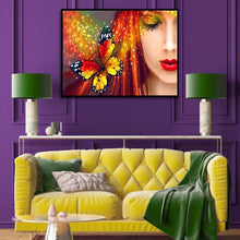 Load image into Gallery viewer, Butterfly Beauty 40x30cm(canvas) full round drill diamond painting
