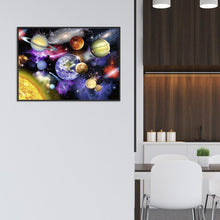 Load image into Gallery viewer, Novelty Planets 40x30cm(canvas) full round drill diamond painting
