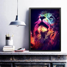 Load image into Gallery viewer, Novelty Lion 30x40cm(canvas) full square drill diamond painting
