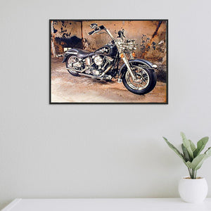 Motorcycle 40x30cm(canvas) full square drill diamond painting