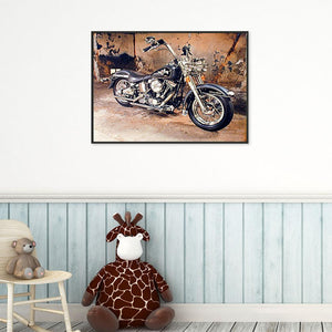 Motorcycle 40x30cm(canvas) full square drill diamond painting