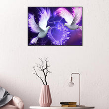 Load image into Gallery viewer, Pigeon Love 40x30cm(canvas) full square drill diamond painting
