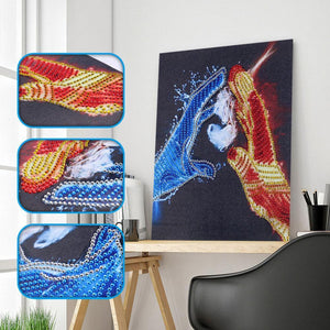 Novelty Hand 30x25cm(canvas) beautiful special shaped drill diamond painting