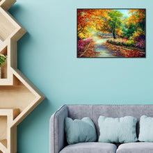 Load image into Gallery viewer, Landscape 50x38cm(canvas) full round drill diamond painting
