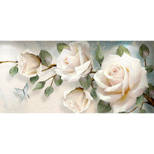 Load image into Gallery viewer, Flower 90x45cm(canvas) full round drill diamond painting
