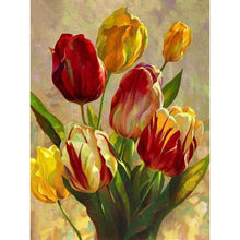 Load image into Gallery viewer, Flower 30x40cm(canvas) full round drill diamond painting
