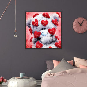 Bear 30x30cm(canvas) full round drill diamond painting
