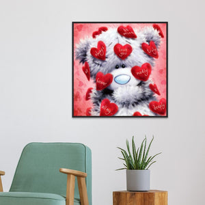 Bear 30x30cm(canvas) full round drill diamond painting