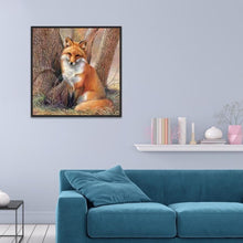 Load image into Gallery viewer, Fox 30x30cm(canvas) full round drill diamond painting
