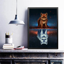 Load image into Gallery viewer, Cute Fox 30x40cm(canvas) full round drill diamond painting
