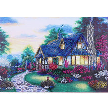 Load image into Gallery viewer, Quiet House 40x30cm(canvas) beautiful special shaped drill diamond painting
