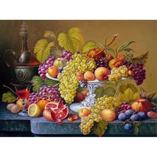 Load image into Gallery viewer, Fruit Plate 30x40cm(canvas) full round drill diamond painting
