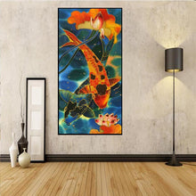 Load image into Gallery viewer, Big Fish 85x45cm(canvas) full round drill diamond painting
