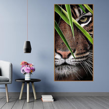 Load image into Gallery viewer, Tiger 85x45cm(canvas) full round drill diamond painting
