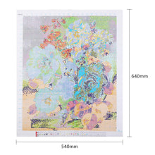 Load image into Gallery viewer, Colorful Flowers Cotton Thread Cross Stitch DIY Needlework Embroidery Kits
