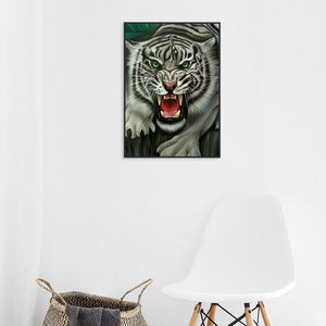 Fierce Tiger 30x40cm(canvas) full round drill diamond painting