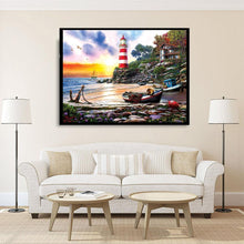 Load image into Gallery viewer, Landscape 40x30cm(canvas) full round drill diamond painting
