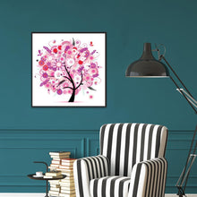 Load image into Gallery viewer, Happiness Tree 33x33cm(canvas) partial round drill diamond painting
