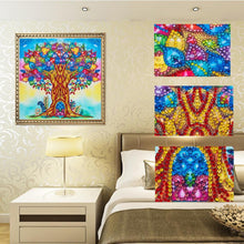 Load image into Gallery viewer, Colorful Tree 30x30cm(canvas) beautiful special shaped drill diamond painting
