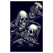 Load image into Gallery viewer, Street Style Skull 40x30cm(canvas) full round drill diamond painting
