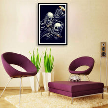 Load image into Gallery viewer, Street Style Skull 40x30cm(canvas) full round drill diamond painting
