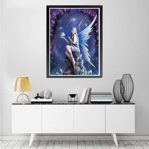 Fantasy Angel 30x40cm(canvas) full round drill diamond painting