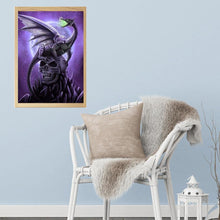 Load image into Gallery viewer, Evil Skull Dragon 30x40cm(canvas) full round drill diamond painting
