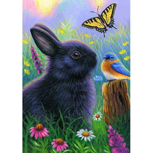 Load image into Gallery viewer, Rabbit 40x30cm(canvas) full round drill diamond painting

