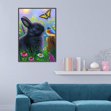 Load image into Gallery viewer, Rabbit 40x30cm(canvas) full round drill diamond painting
