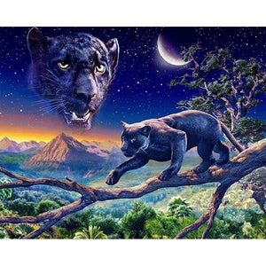 Animal 40x30cm(canvas) full round drill diamond painting