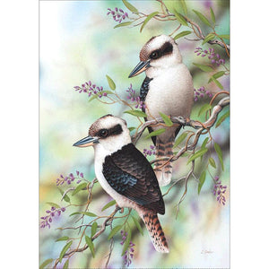 Singing Birds 40x30cm(canvas) full round drill diamond painting